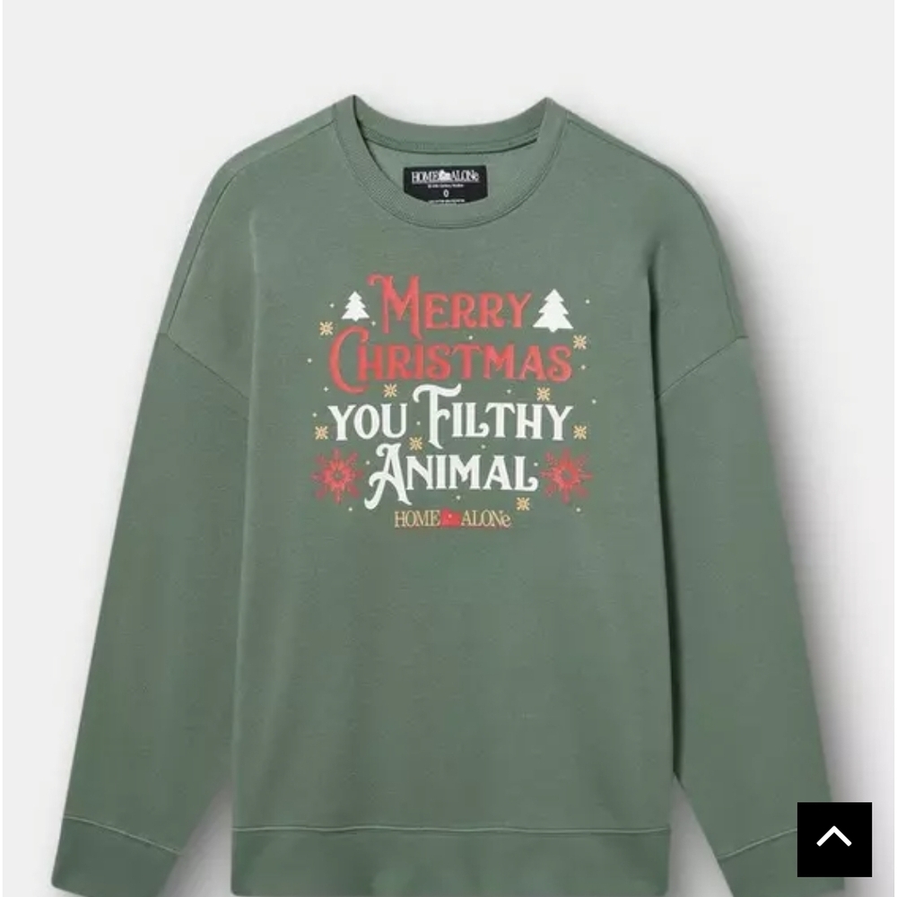 Torrid Festive Green Crewneck Sweater